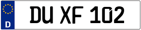 Truck License Plate